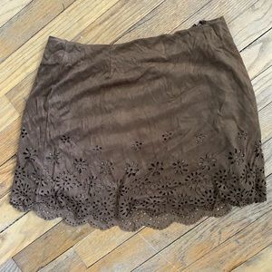 Brown skirt